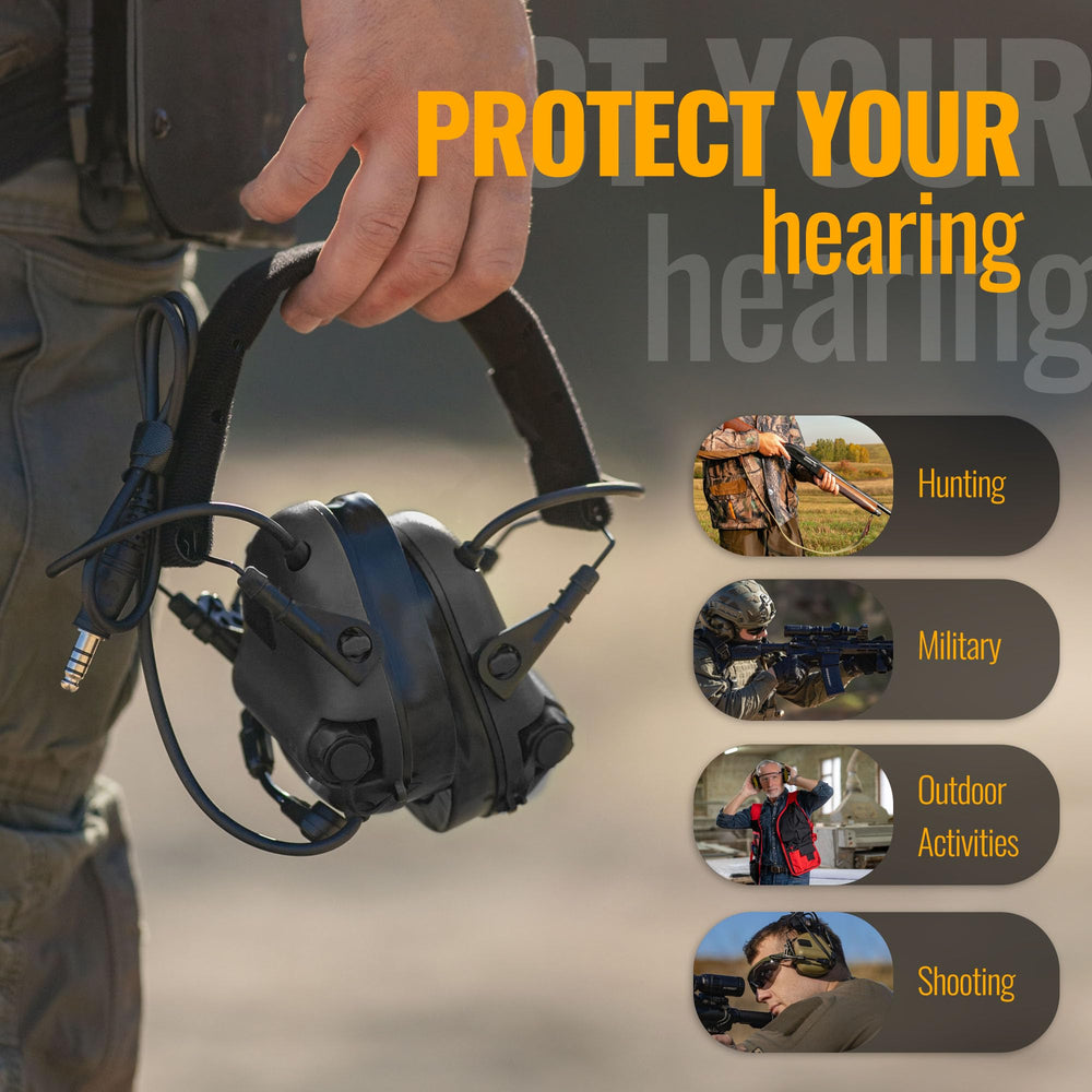 EARMOR M32 Plus field-ready headset ideal for outdoor range sessions.