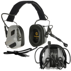 earmor m32 plus helmet-communication-setup enables reliable two-way talk on the range.