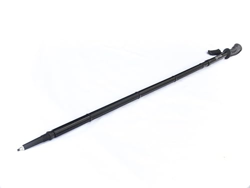 EarthTrekGear folding trekking pole extended to 45–50 inches for tall hikers.