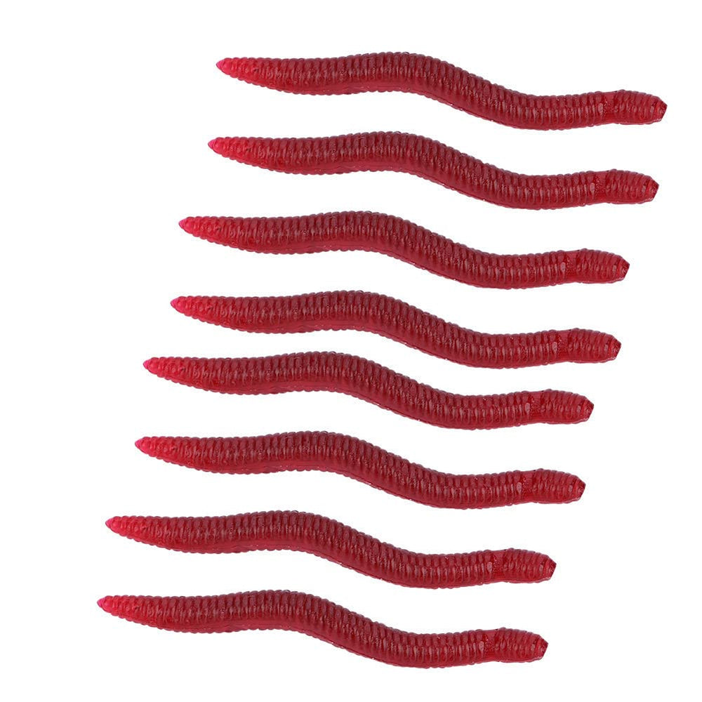 Earthworm Bait can be cut to size for different hooks.