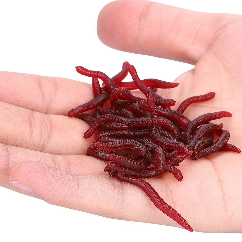 Earthworm Bait suitable for carp, bass, and silver carp fishing.