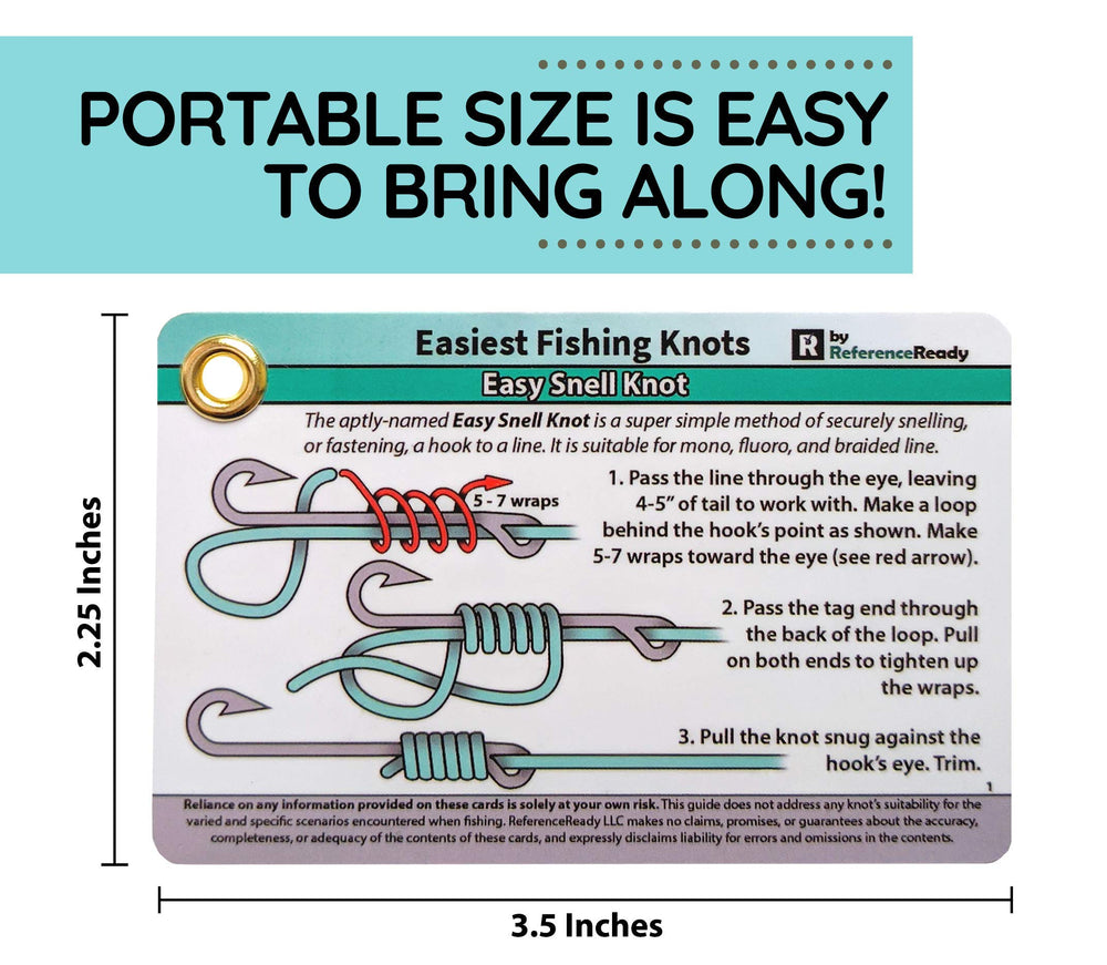 Overview image of all 12 knots in the waterproof guide