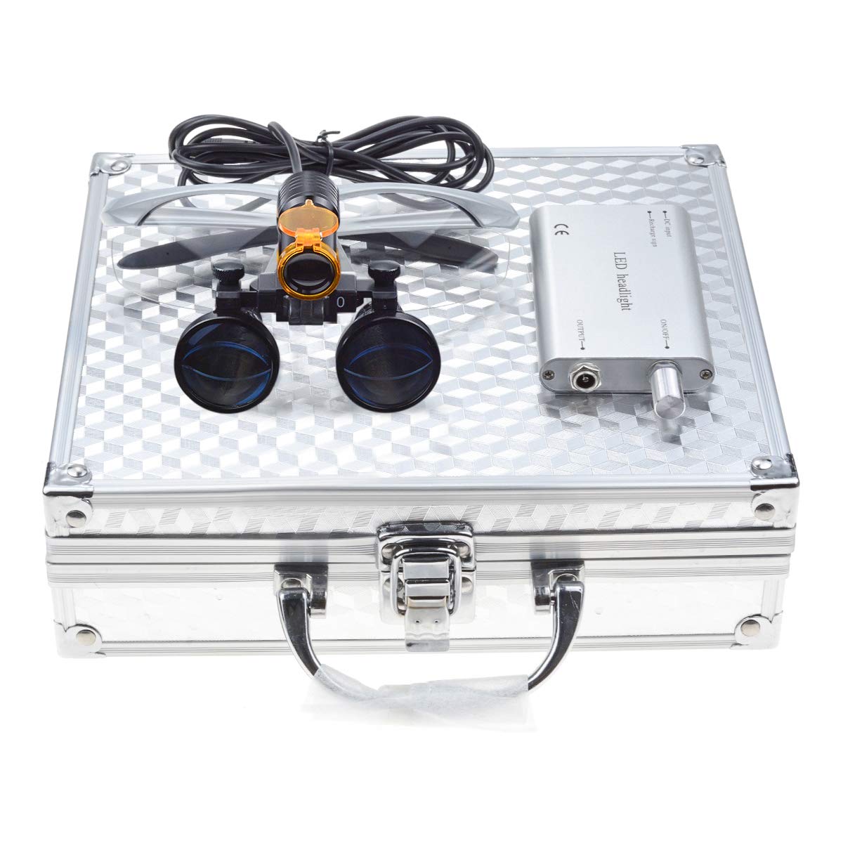 EAST 2.5X magnification loupe for detailed surgical viewing.