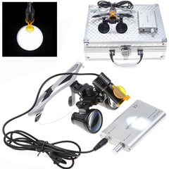 EAST 5W LED headlight loupe clip-on with magnification for precise dental procedures.