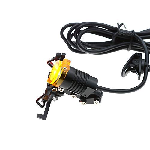 East metal style head light adds sturdy support on loupes.