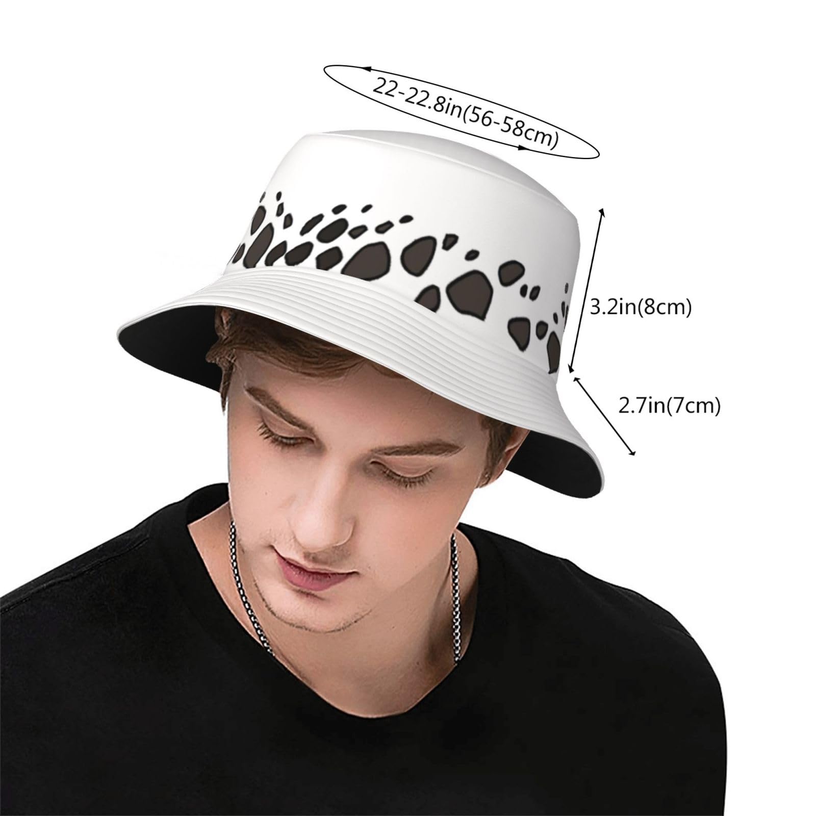 EastSail Anime Bucket Hat print design enhances outdoor outfits.