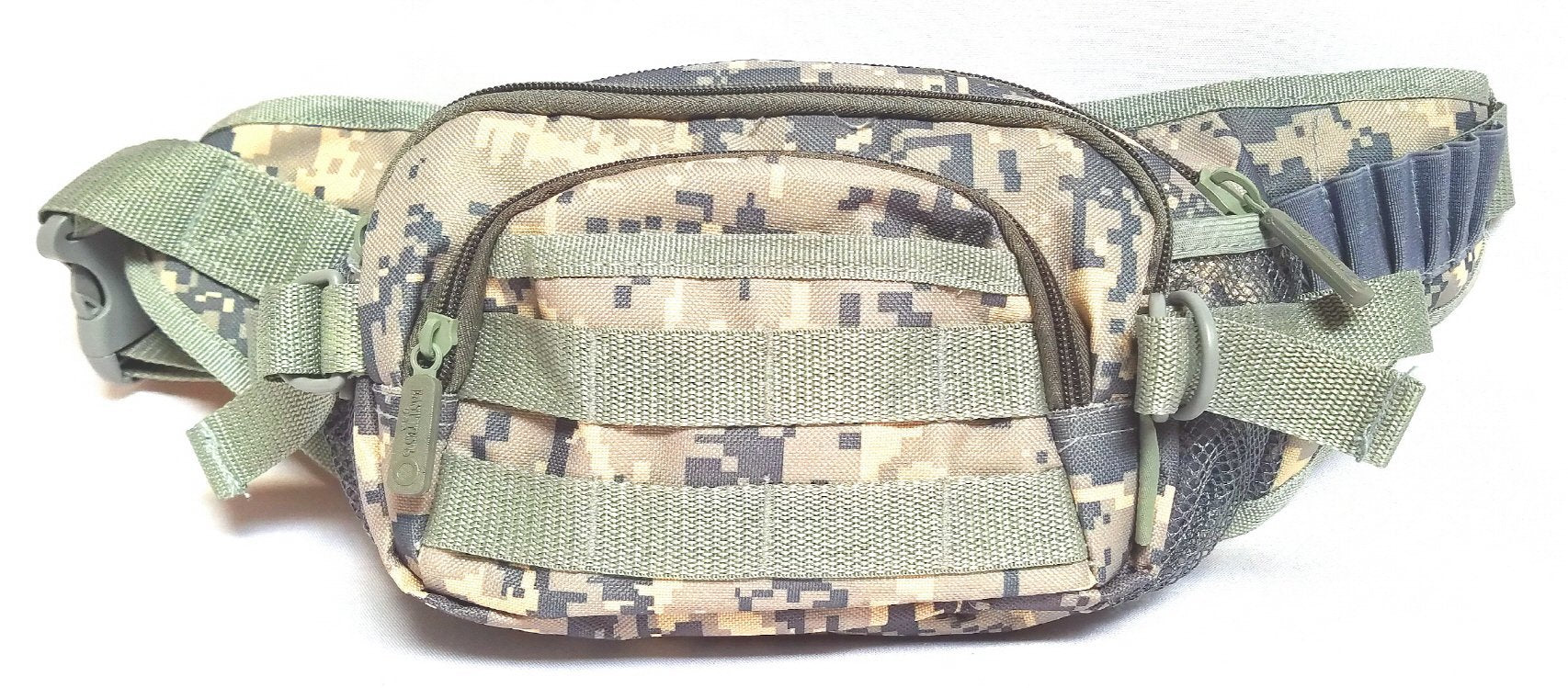 East West U.S.A FC102 front view in digital camo showing rugged outdoor design