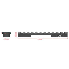 Eastern Tactical Henry H024 uses a 21mm Weaver rail for broad compatibility.