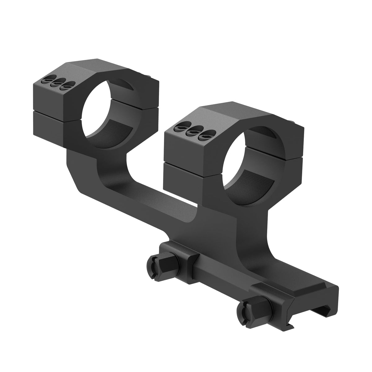 Eastern Tactical Supply 34mm cantilever mount on Picatinny rail for secure, steadier aiming.