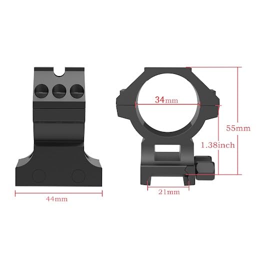 Eastern Tactical Supply four-bolt design provides stable recoil-ready mounting