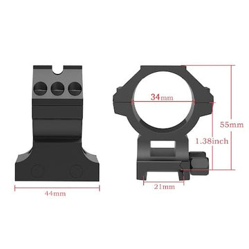 Eastern Tactical Supply four-bolt design provides stable recoil-ready mounting