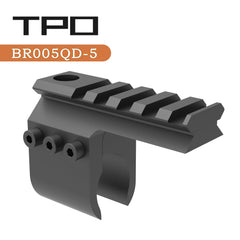 Eastern Tactical Supply 5-slot barrel mount enables quick, tool-free installation.
