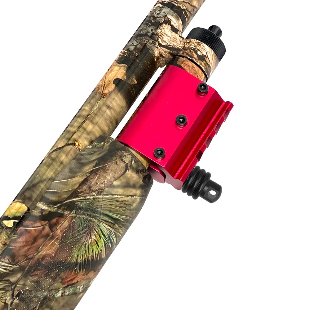Eastern Tactical Supply 5-slot barrel mount with sturdy anodized finish.