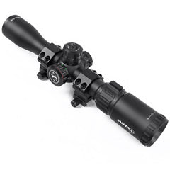Eastern Tactical Supply crossbow scope 2-7x32 side view for rugged hunting readiness.