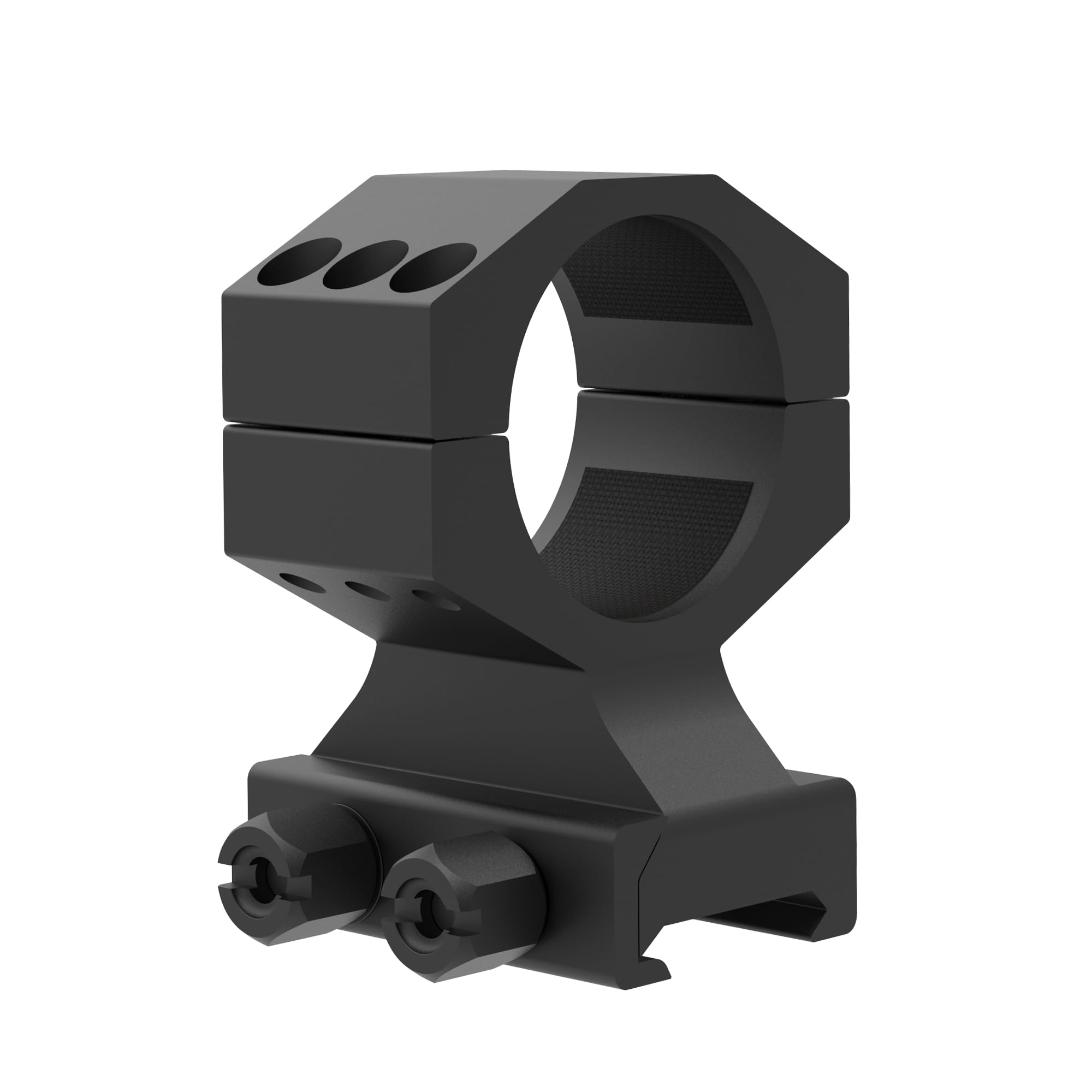Eastern Tactical Supply cushioned inside rings prevent scope slippage.