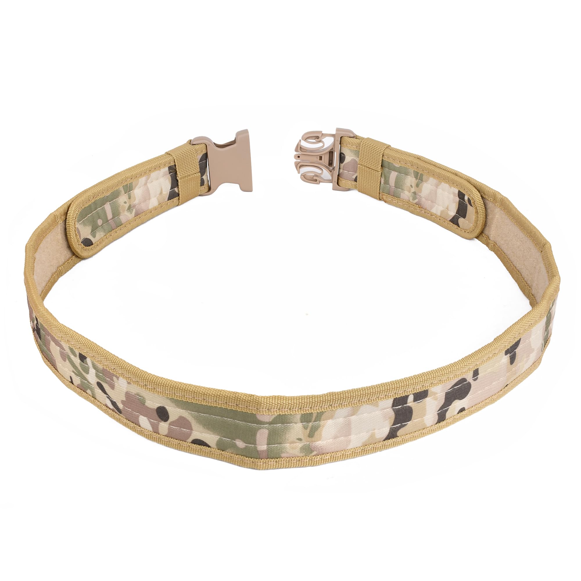 Eastern Tactical Supply desert camo duty belt shown for outdoor security use