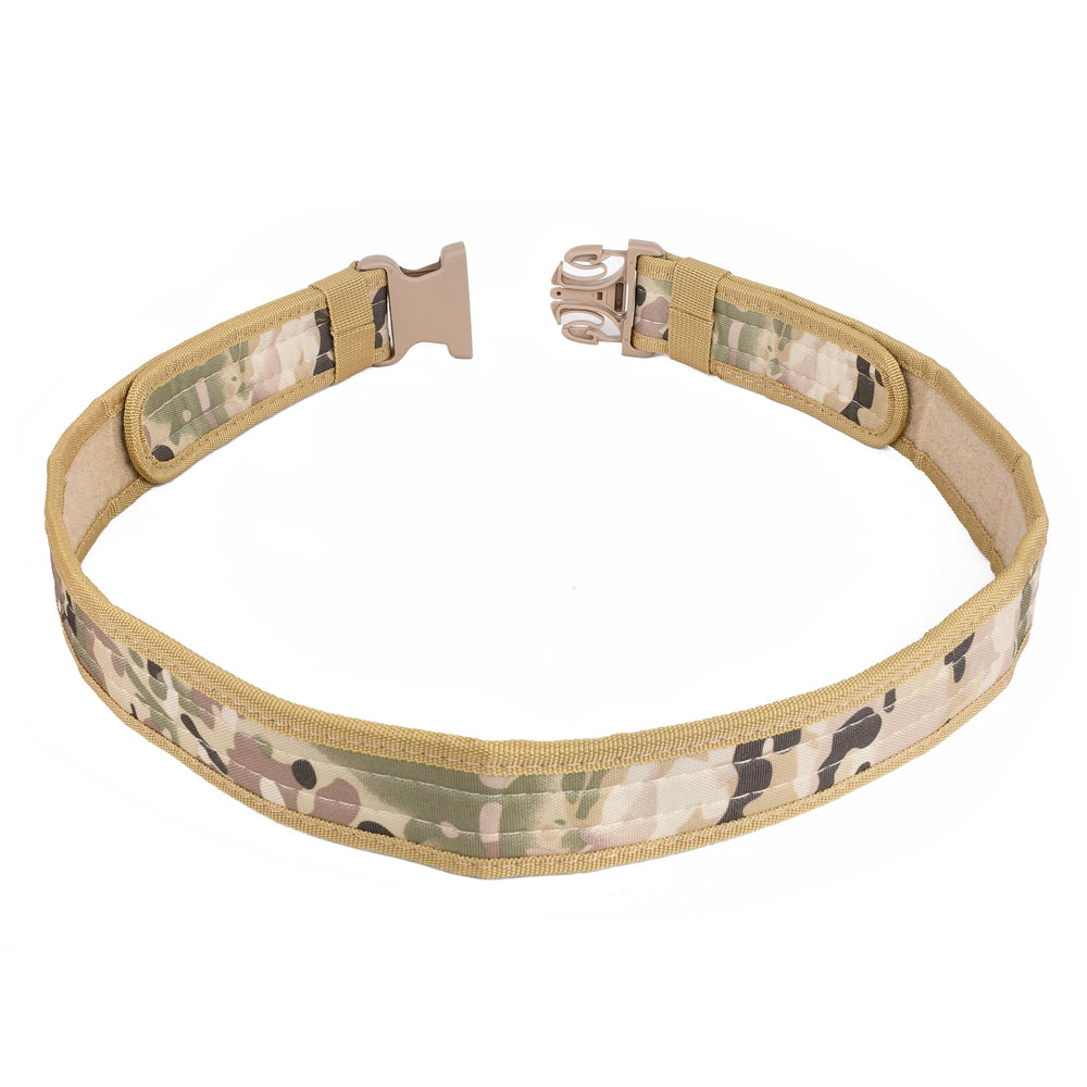 Eastern Tactical Supply desert camo duty belt shown for outdoor security use
