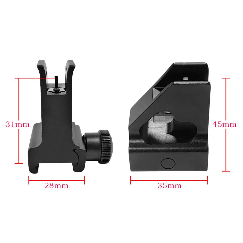 Eastern Tactical Supply dual-aperture sight for precise windage and elevation adjustments