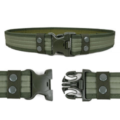Eastern Tactical Supply duty belt 2in green side view showing rugged nylon construction