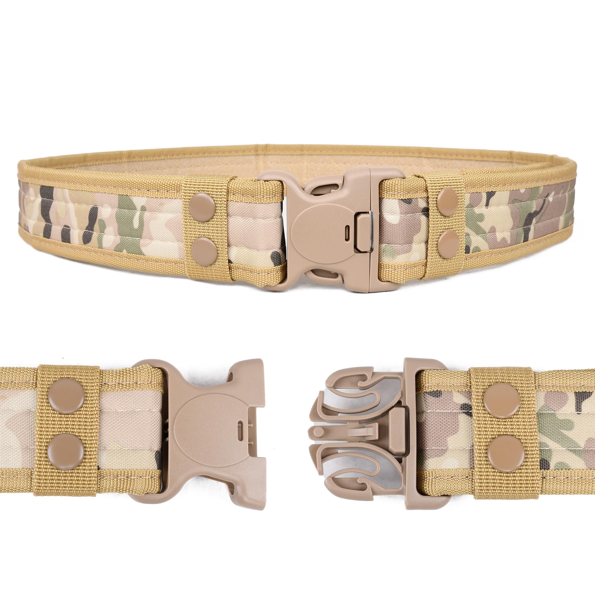 Eastern Tactical Supply belt with attachment points for flashlights and pouches