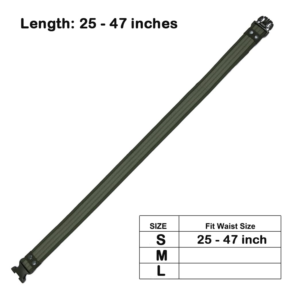Eastern Tactical Supply duty belt attachments example shows versatile mounting for pouches and flashlights