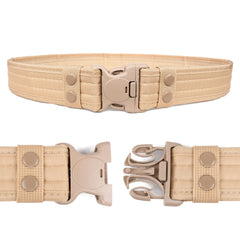 Eastern Tactical Supply duty belt attachments ready for flashlights and pouches