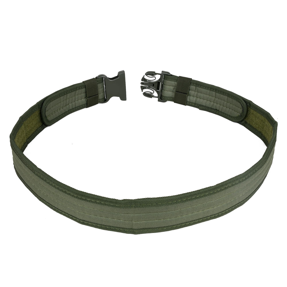 Eastern Tactical Supply duty belt buckle closeup highlights durability and secure attachment points