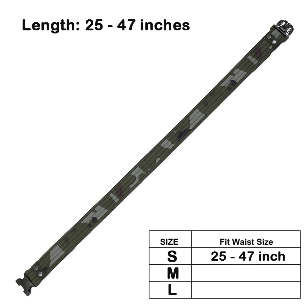 Eastern Tactical Supply Duty Belt size S fits waists 25-47 inches.