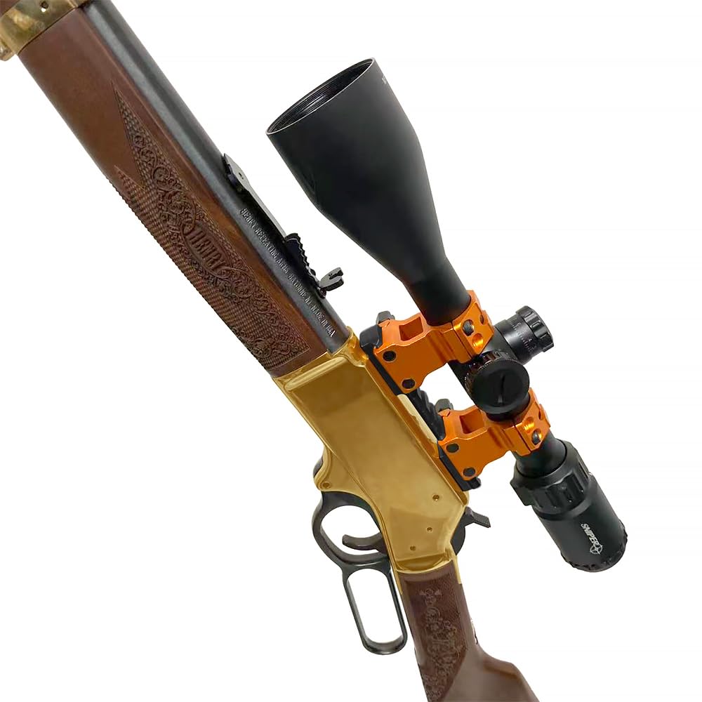 Henry H015 with 21mm Picatinny/Weaver rail compatibility shown on mount.