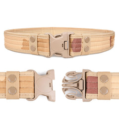 High-density nylon belt material boosts durability for rugged outdoor use.