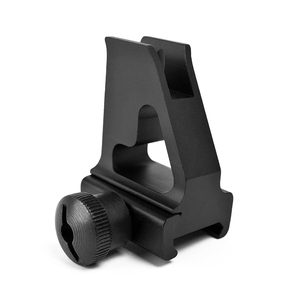 Eastern Tactical Supply matte black sight assembly on AR platform