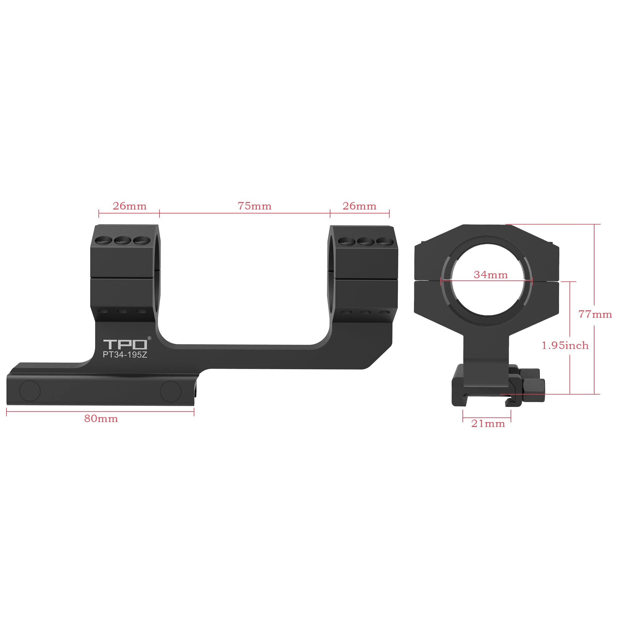 Eastern Tactical Supply night vision-ready mount designed to hold optics firmly under recoil.