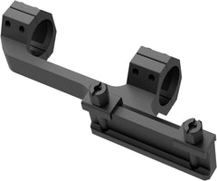 Eastern Tactical Supply matte black offset mount at 1.5-inch height for extra clearance.