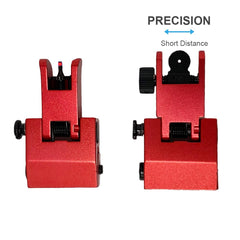 Eastern Tactical Supply red-green fiber optic dot on Picatinny rail for bright targeting