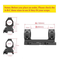 Eastern Tactical Supply RG30-150QD-4-screw-per-ring layout emphasizes secure mounting.