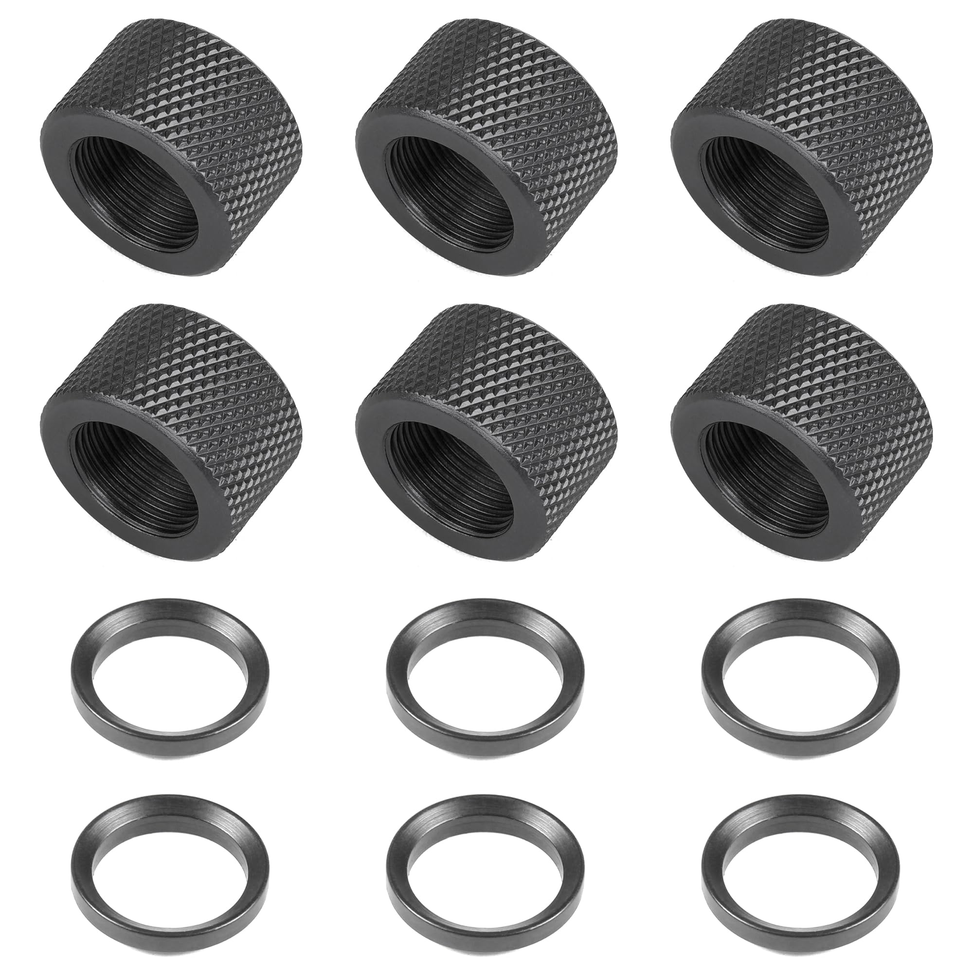 Eastern Tactical Supply thread-protector 5-8x24 on barrel protects threads during storage.