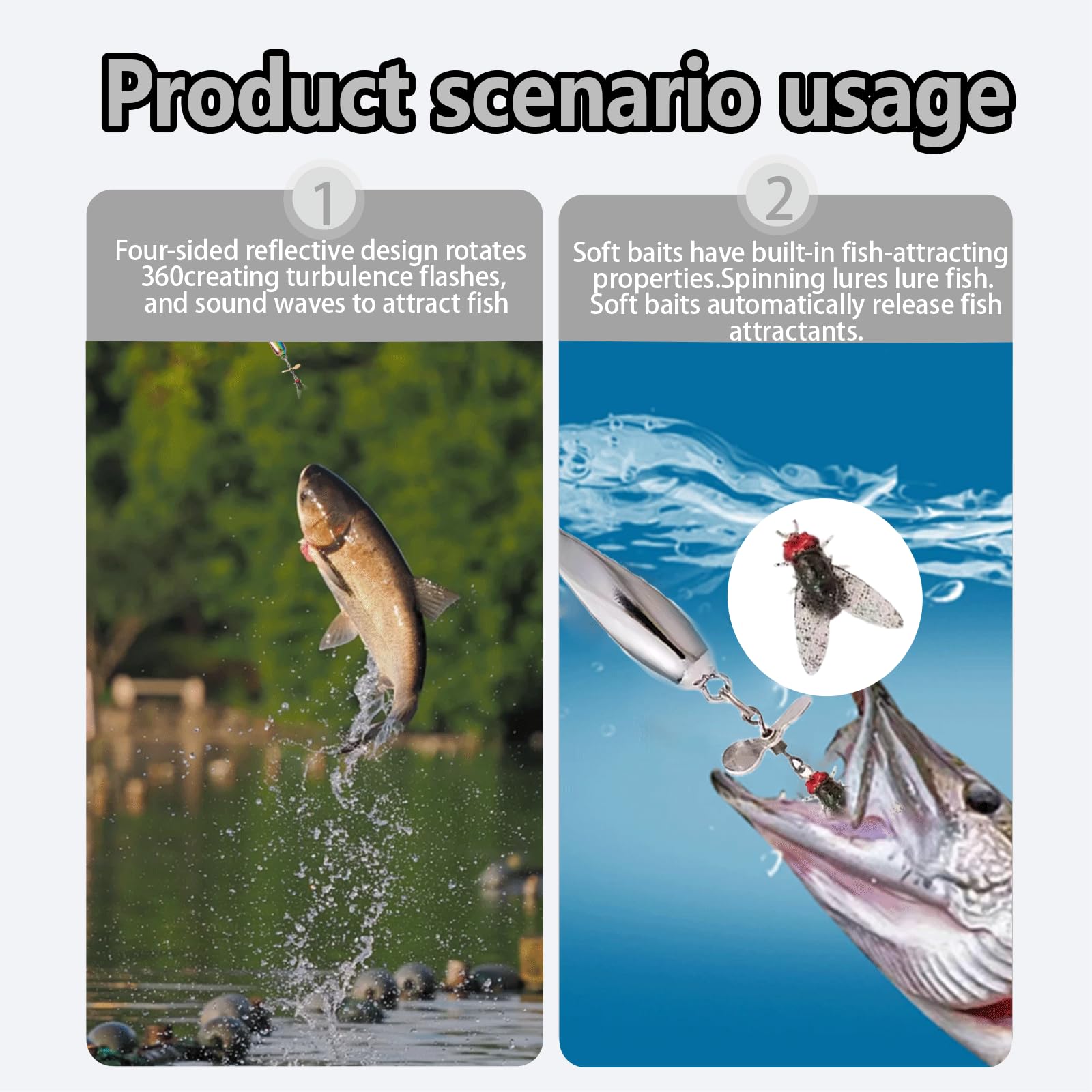 Anti-twist swivel system on metal propeller lure