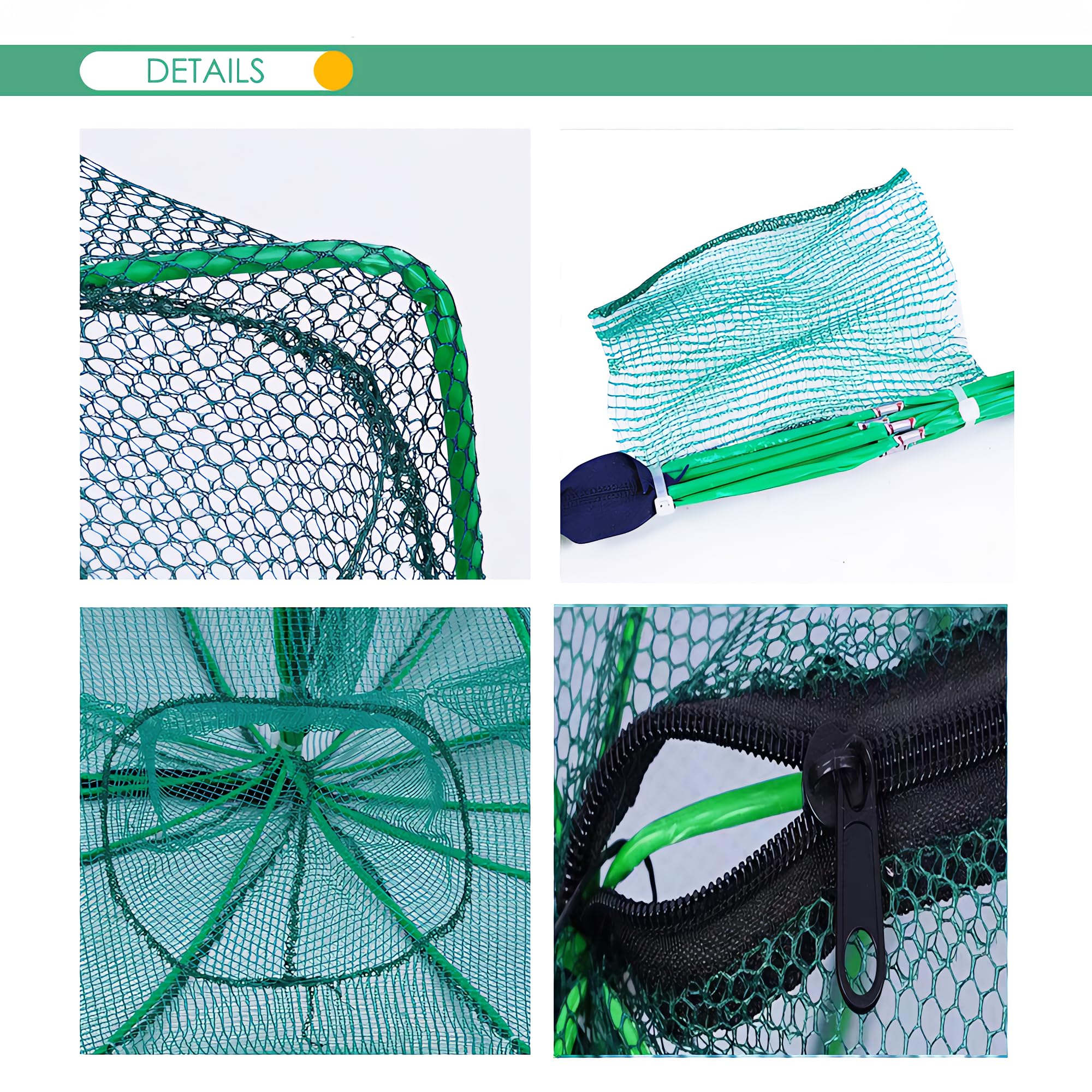 Large zipper opening on EASY BIG Foldable Bait Trap