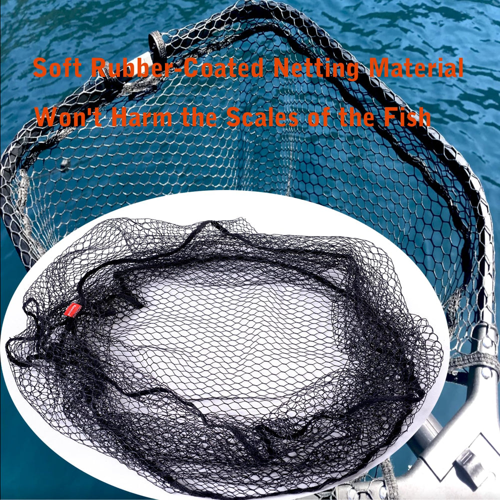 Easy cleaning and quick replacement for fishing nets