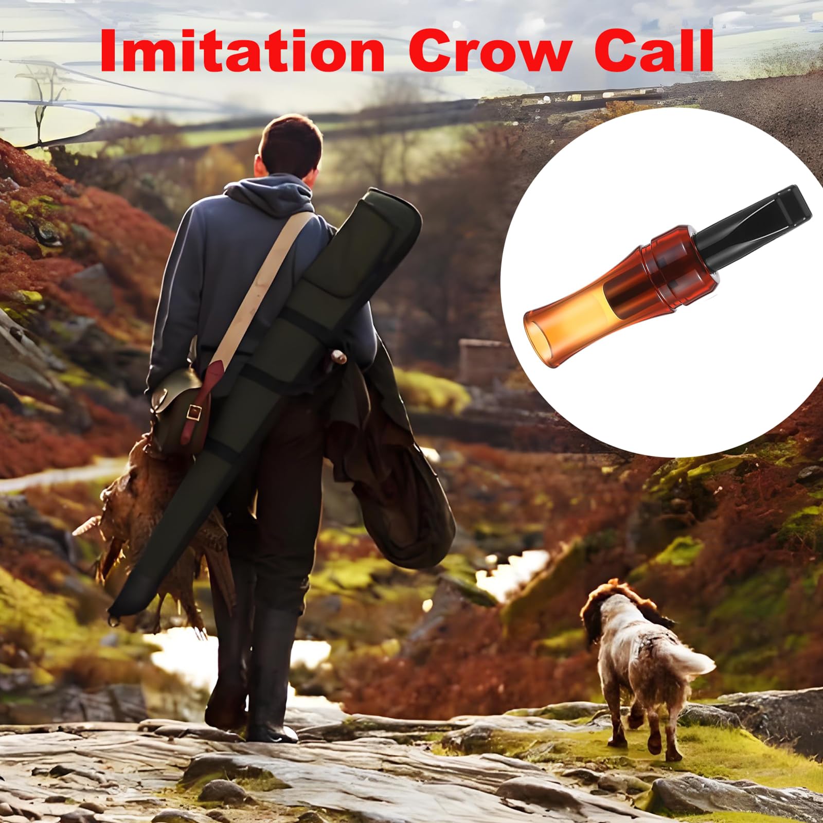 Crow Whistle Easy-Use for Beginners enables quick, clear calls
