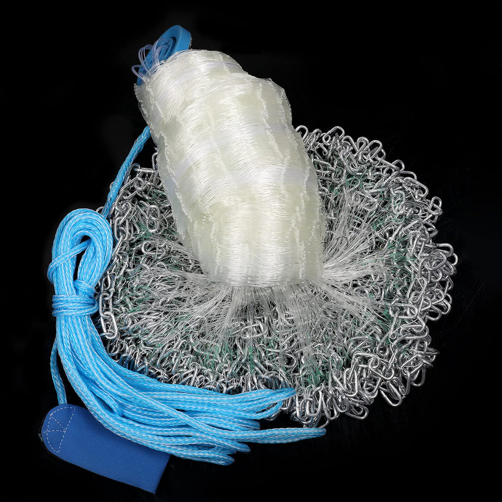 Easy-throw design for fishing net