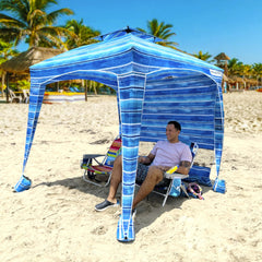 Easy Go Cabana Beach Blue with carry bag and strap