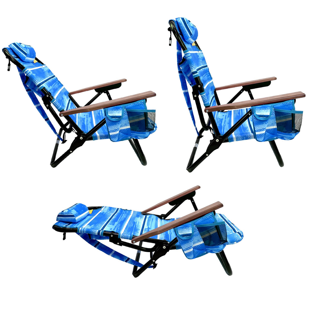 EasyGo Product blue wooden arm rests upgrade for comfortable handling