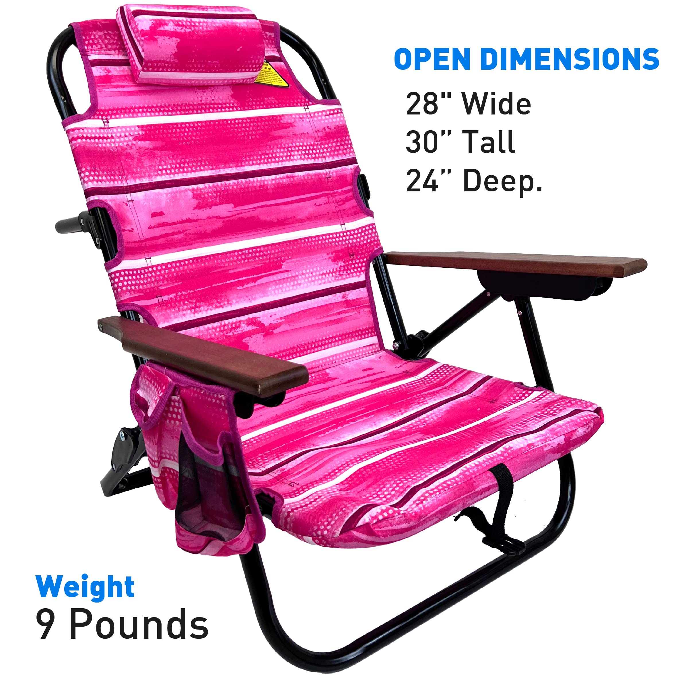 EasyGo Product pink chair back pocket storage for essentials