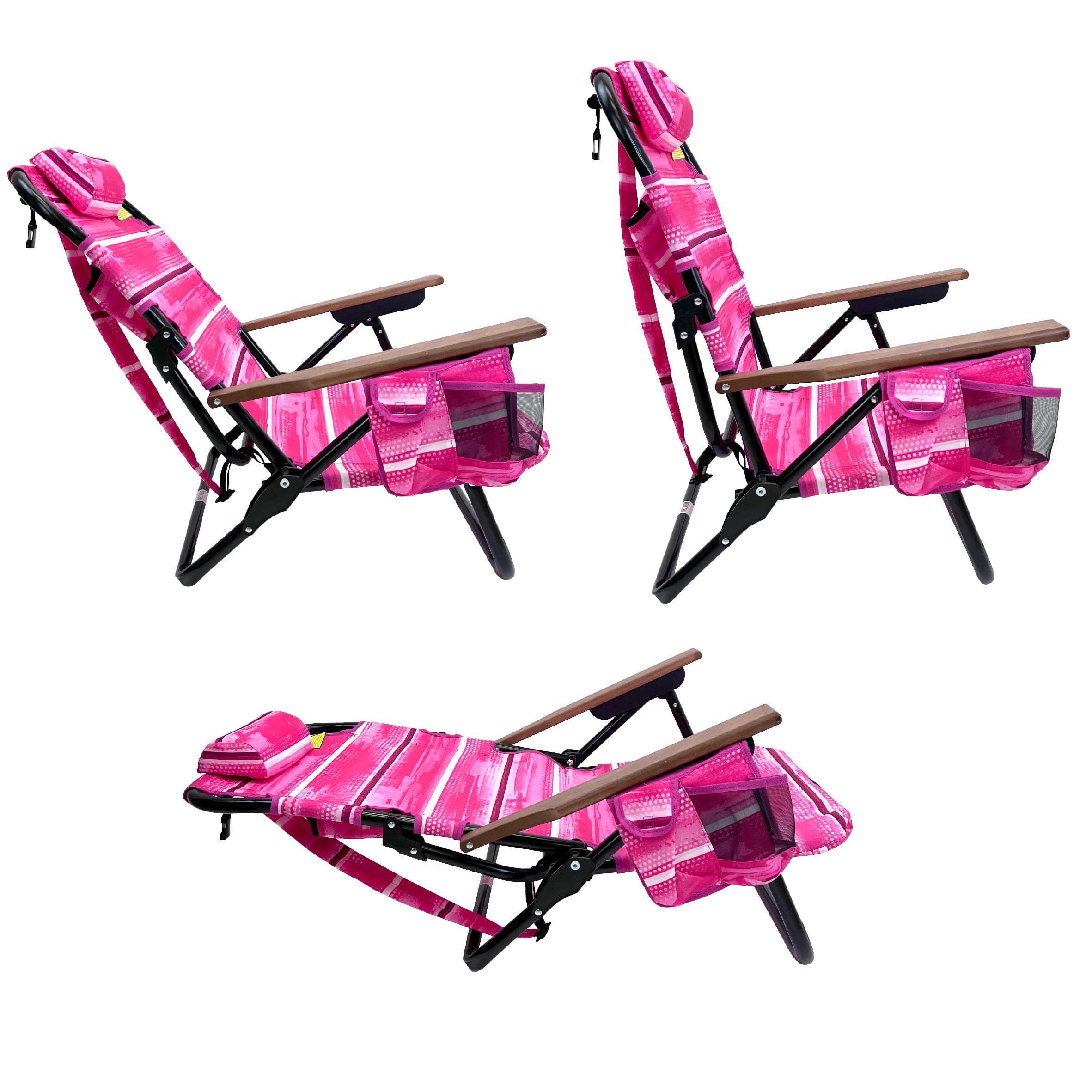 EasyGo Product pink chair folded compact for car trunk storage