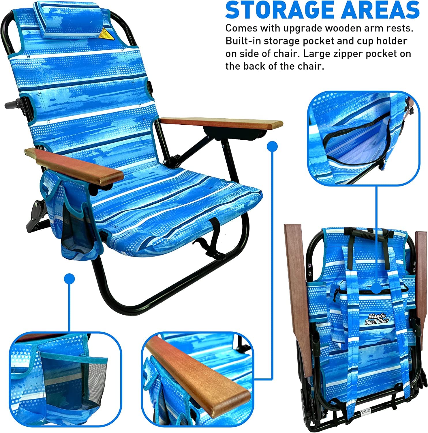 EasyGo Product wooden armrests upgrade style and support.