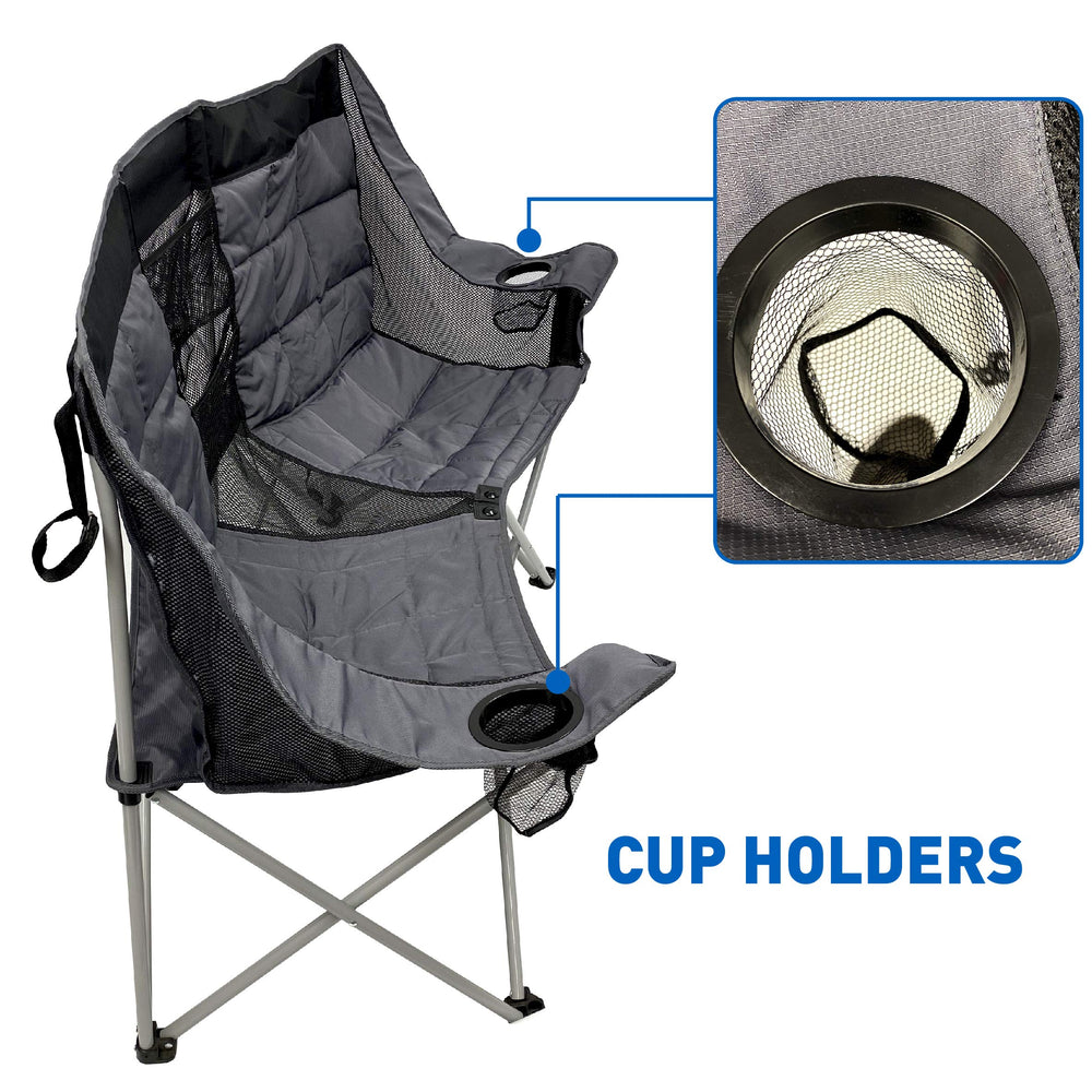 EasyGo Product backpack carry straps enable hands-free portability.