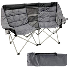 EasyGo Product camping chair folded for easy transport.