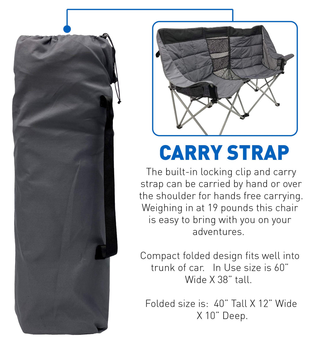 EasyGo Product heavy-duty oversized frame supports frequent outdoor use.