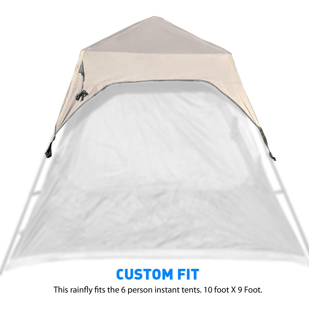 EasyGo Product Rain Fly seam detail highlighting reinforced waterproof seams